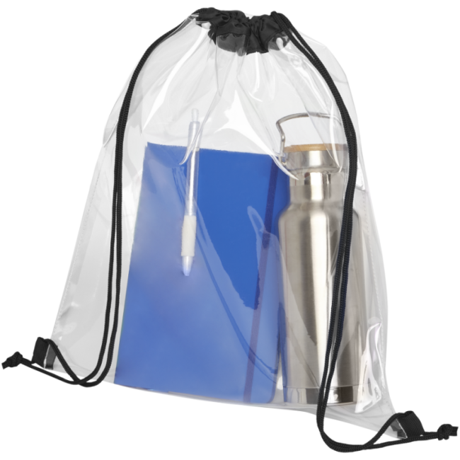 Sac cordon personnalisé transparent Lancaster 
