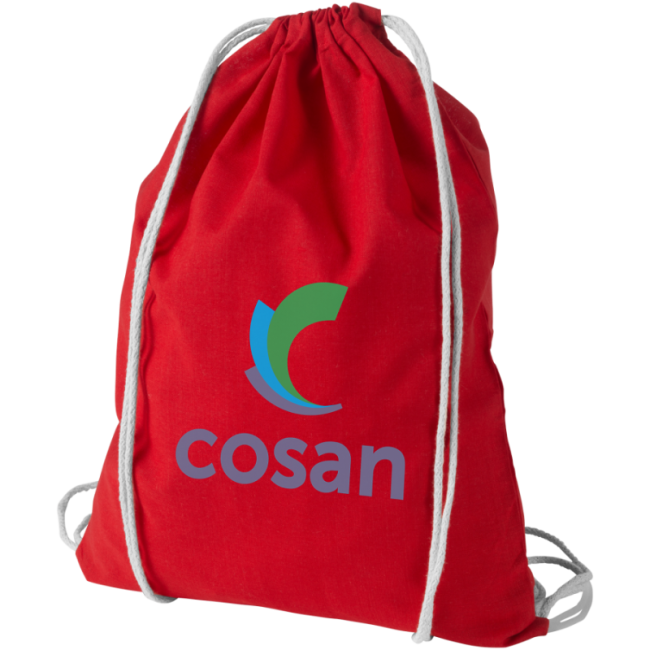 Sac cordon personnalisé en coton Oregon 