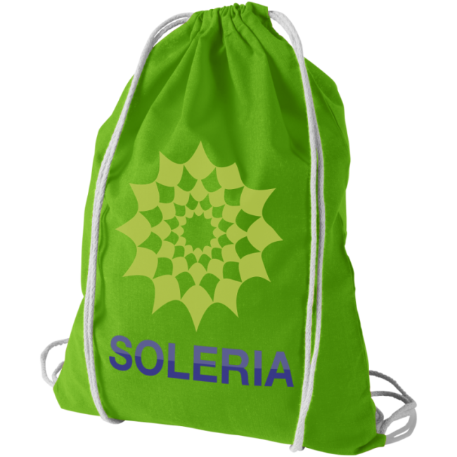 Sac cordon personnalisé en coton Oregon 