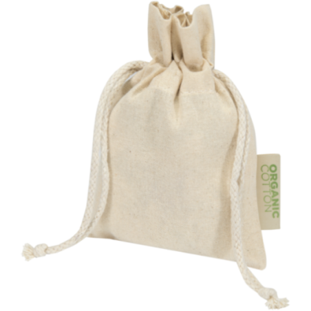 Pochon personnalisé en coton bio OCS Odisha 15 x 10 cm 