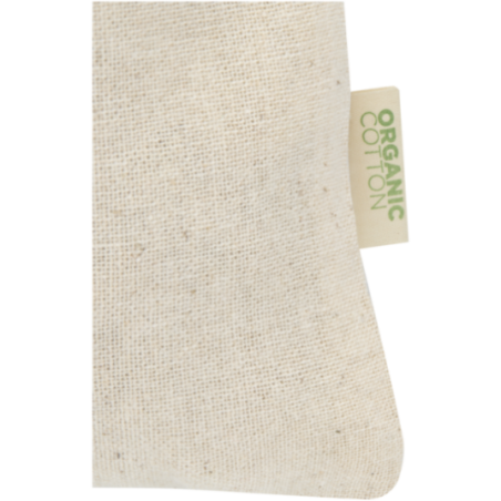 Pochon personnalisé en coton bio OCS Odisha 15 x 10 cm 