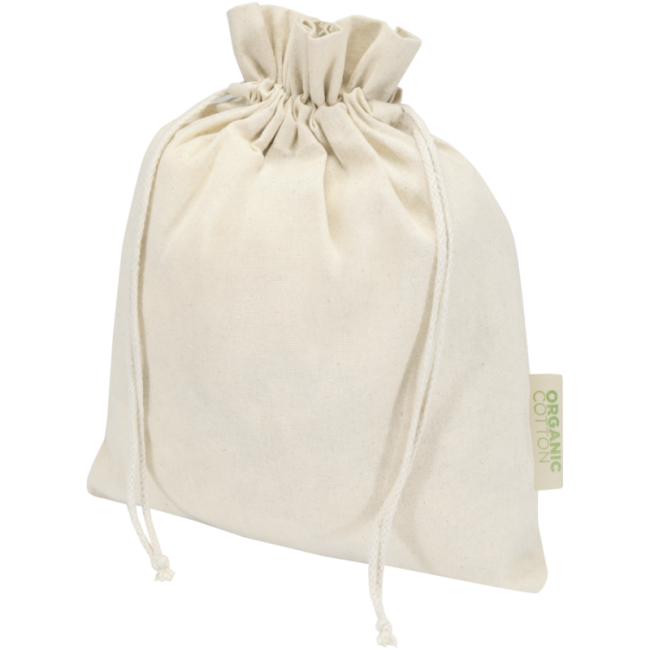 Pochon publicitaire en coton bio OCS Odesha 30 x 25 cm 