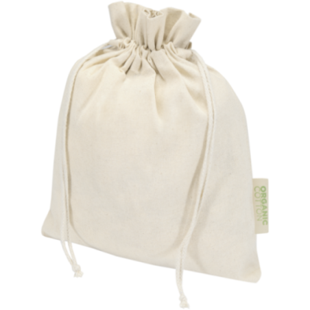 Pochon publicitaire en coton bio OCS Odesha 30 x 25 cm 