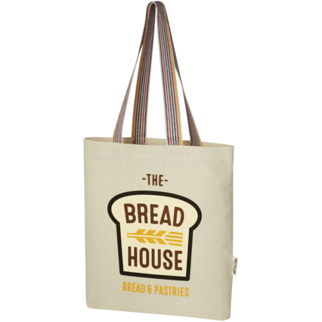 Sac shopping en coton recyclé Rainbow 