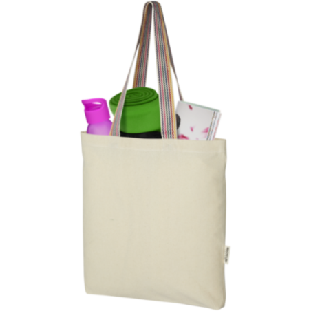 Sac shopping en coton recyclé Rainbow 