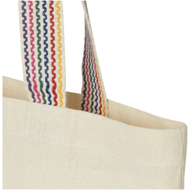 Sac shopping en coton recyclé Rainbow 