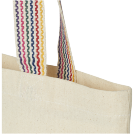 Sac shopping en coton recyclé Rainbow 