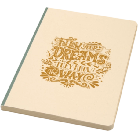 Carnet A5 à couverture en canne à sucre Liliana 