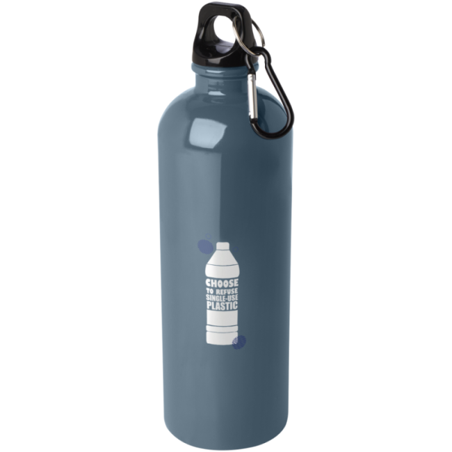 Gourde simple paroi en acier recyclé Oregon 750 ml 