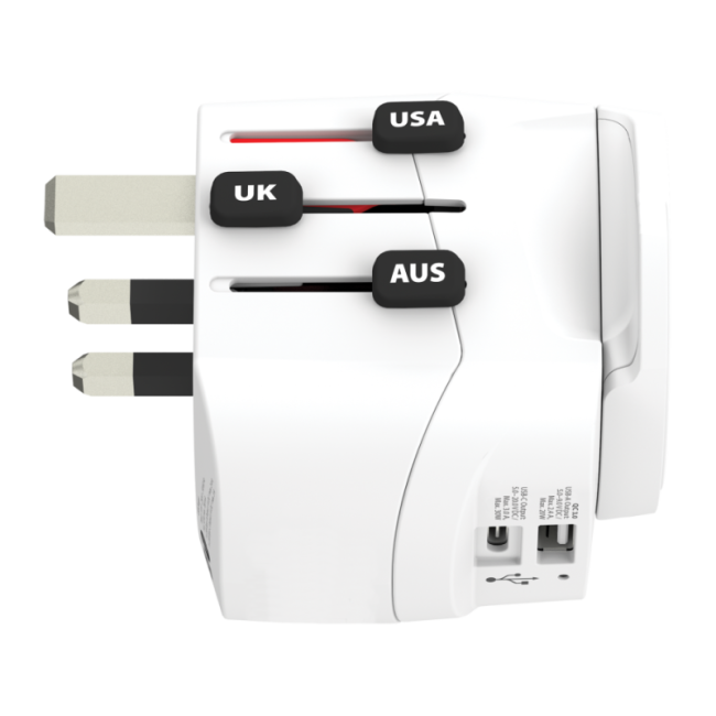 Adaptateur universel SKROSS® PRO Light USB AC30PD 