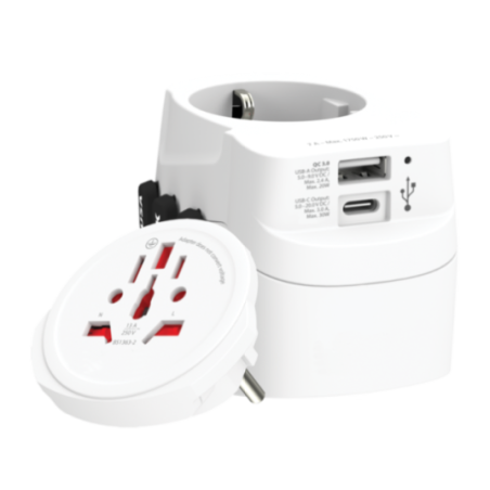 Adaptateur universel SKROSS® PRO Light USB AC30PD 