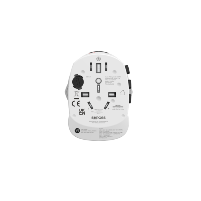 Adaptateur universel SKROSS® PRO Light USB AC30PD 