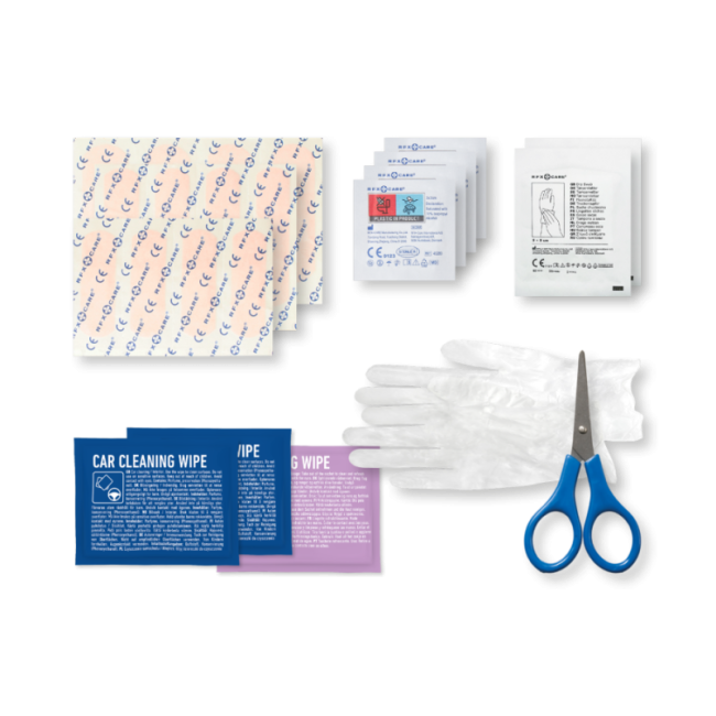 Kit d'urgence pour voiture personnalisé Mykit 