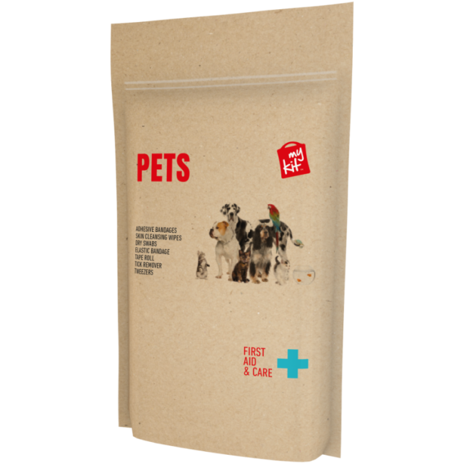 Kit de soins pour animaux en pochette papier MyKit 