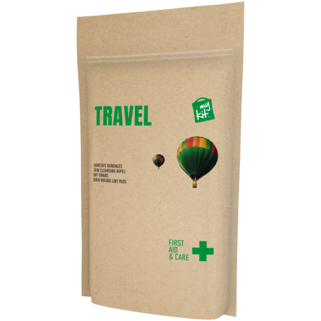 Kit premiers secours en pochette papier MyKit Voyage 