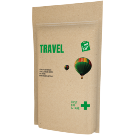 Kit premiers secours en pochette papier MyKit Voyage 