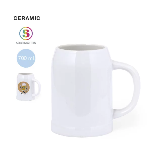 Mug à bière personnalisé Heim 700 ml Sublimation 