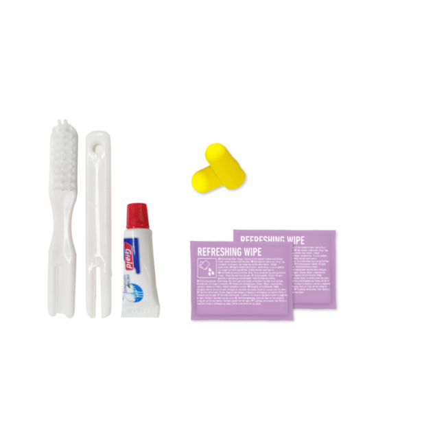 Kit de voyage publicitaire MyKit Avion 