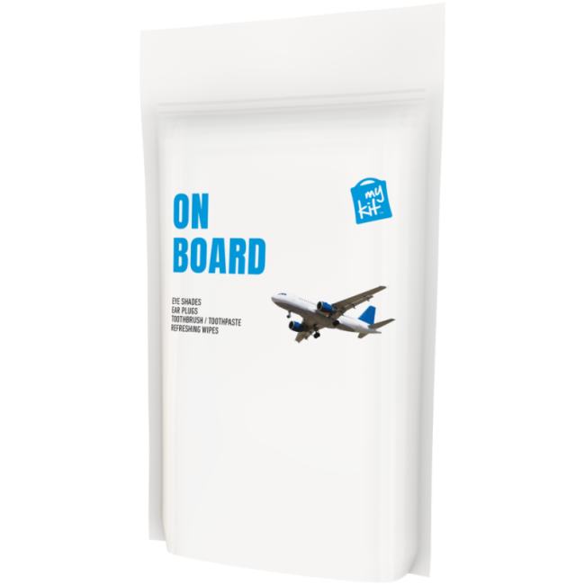 Kit de voyage en pochette papier MyKit Avion 