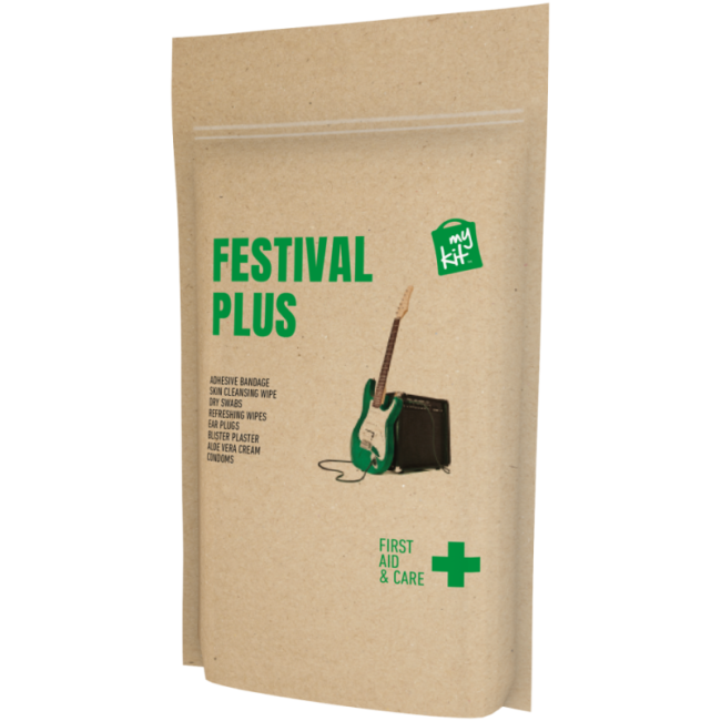 Kit de soins en pochette papier MyKit Festival Plus 