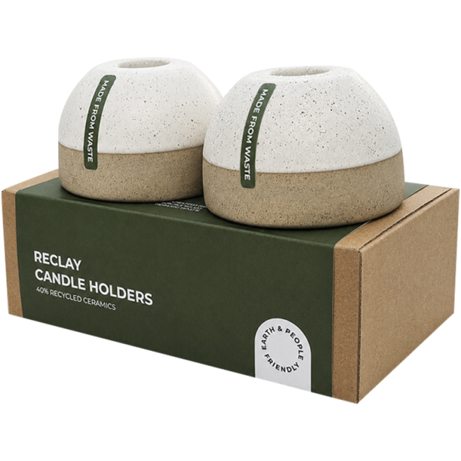 Lot de 2 bougeoirs Originalhome Reclay 