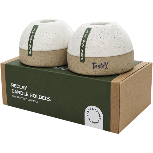 Lot de 2 bougeoirs Originalhome Reclay 