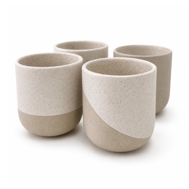 Lot de tasses à thé et à matcha Originalhome Reclay 350 ml 