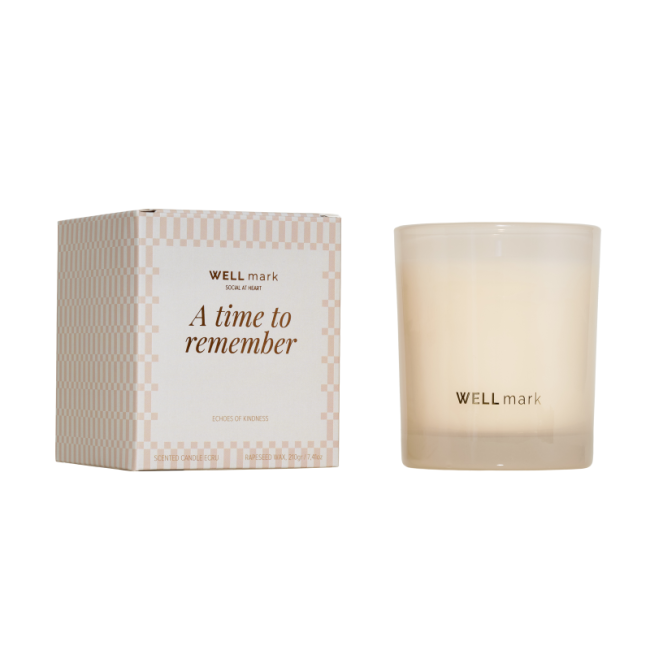 Bougie parfumée Wellmark Echoes of Kindness de 210 g 