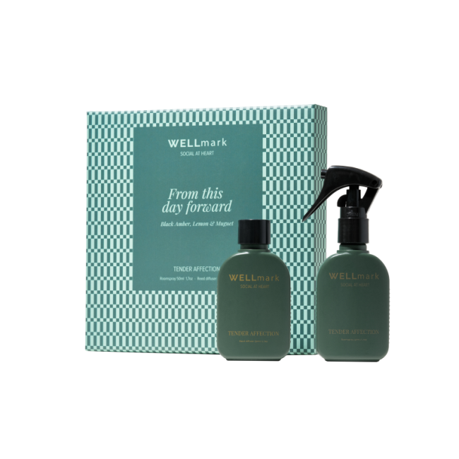 Coffret vaporisateur et diffuseur Wellmark Tender Affection 
