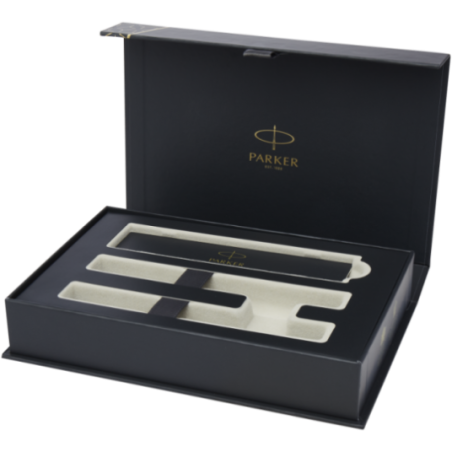 Coffret stylos roller et bille noirs Parker IM Essentials 