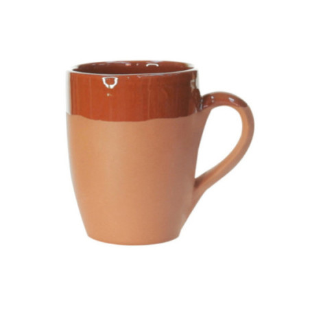Mug publicitaire en argile incurvé Lixus 