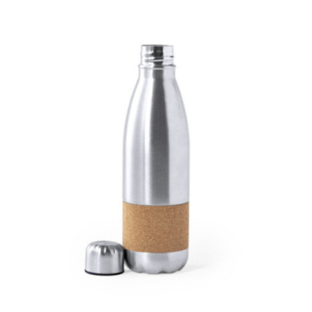 Bouteille acier et liège publicitaire Sereok 750 ml 