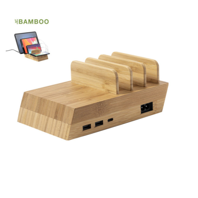Hub de changement en bambou Lupint 