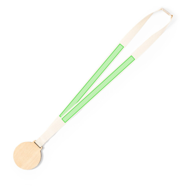 Médaille personnalisable en bois Guster 