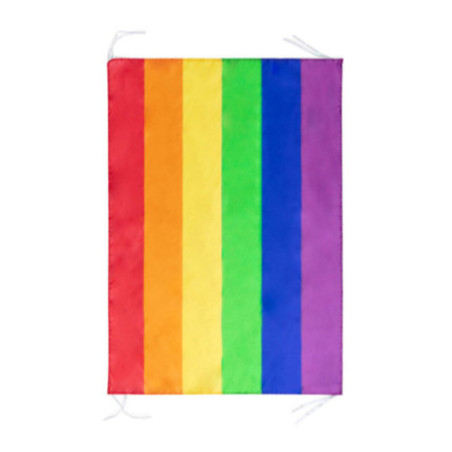 Drapeau publicitaire rainbow 
