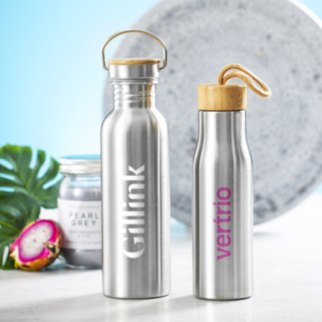 Bouteille publicitaire en acier Dropun 600 ml 