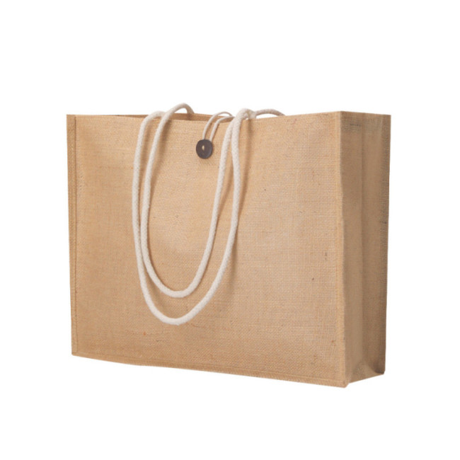 Sac de plage personnalisable en jute Triex 