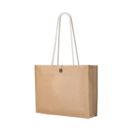 Sac de plage personnalisable en jute Triex 