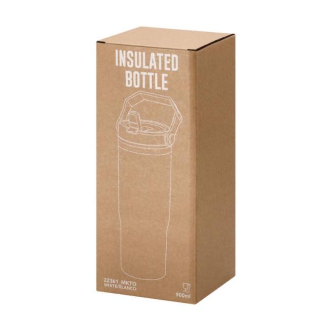 Gourde isotherme personnalisée Bastien 900 ml 