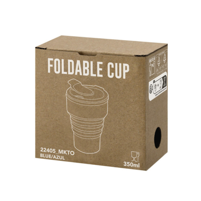 Gobelet pliable personnalisé Roric 350 ml 