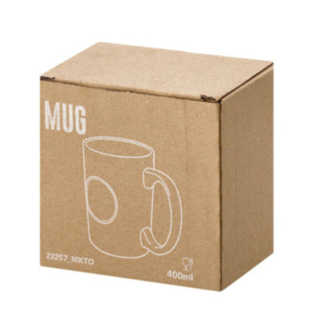 Mug en céramique personnalisé Patt 400 ml 