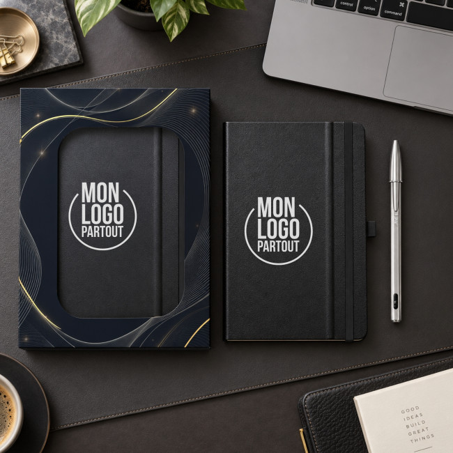 Coffret BIC® Partner Set carnet rigide et stylo Renew 