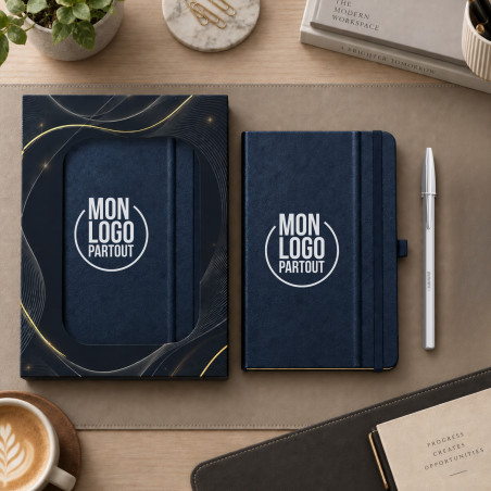 Coffret BIC® Partner Set carnet rigide et stylo Renew 