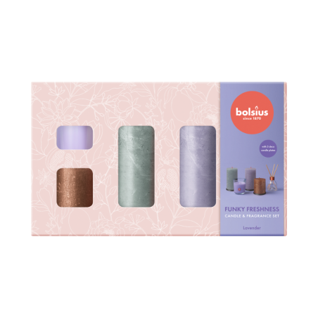 Coffret de bougies parfumées Large Bolsius 