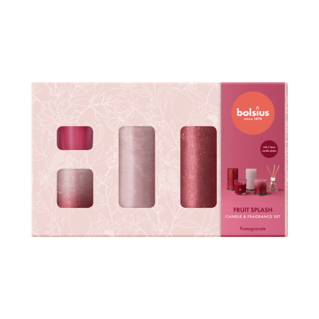 Coffret de bougies parfumées Large Bolsius 