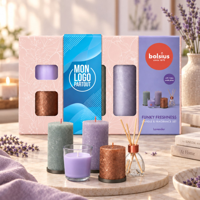 Coffret de bougies parfumées Large Bolsius 