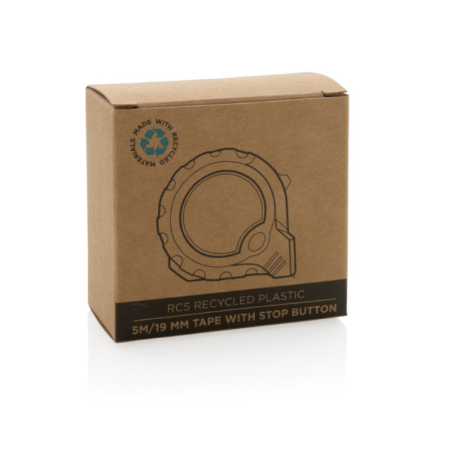 Mètre personnalisable en plastique recyclé 5 Mètres 
