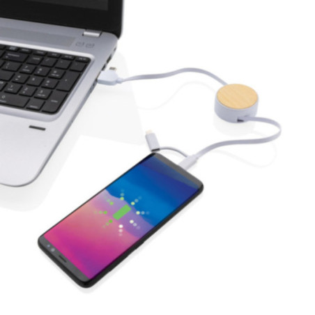 Câble de charge personnalisable 6-en-1 Ontario 