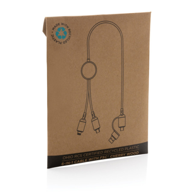 Câble personnalisé 120 cm 6-en-1 Ohio 