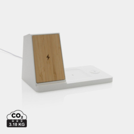 Chargeur à induction personnalisable 15W Ontario 3 en 1 